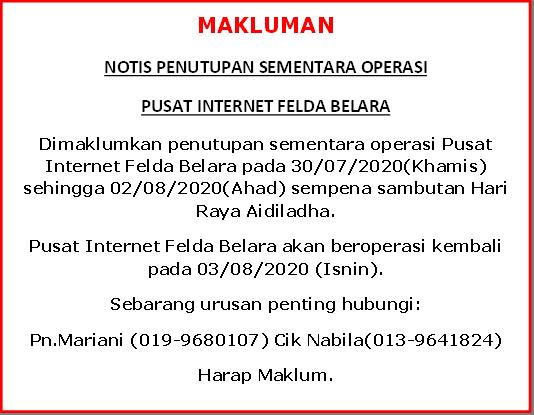 NOTIS PENUTUPAN PI