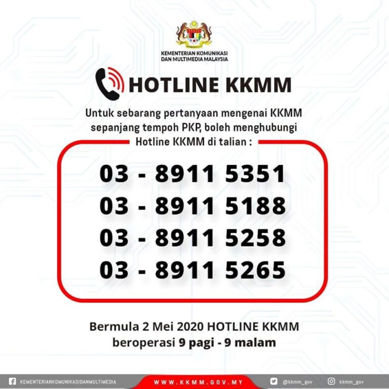 hotline kkmm