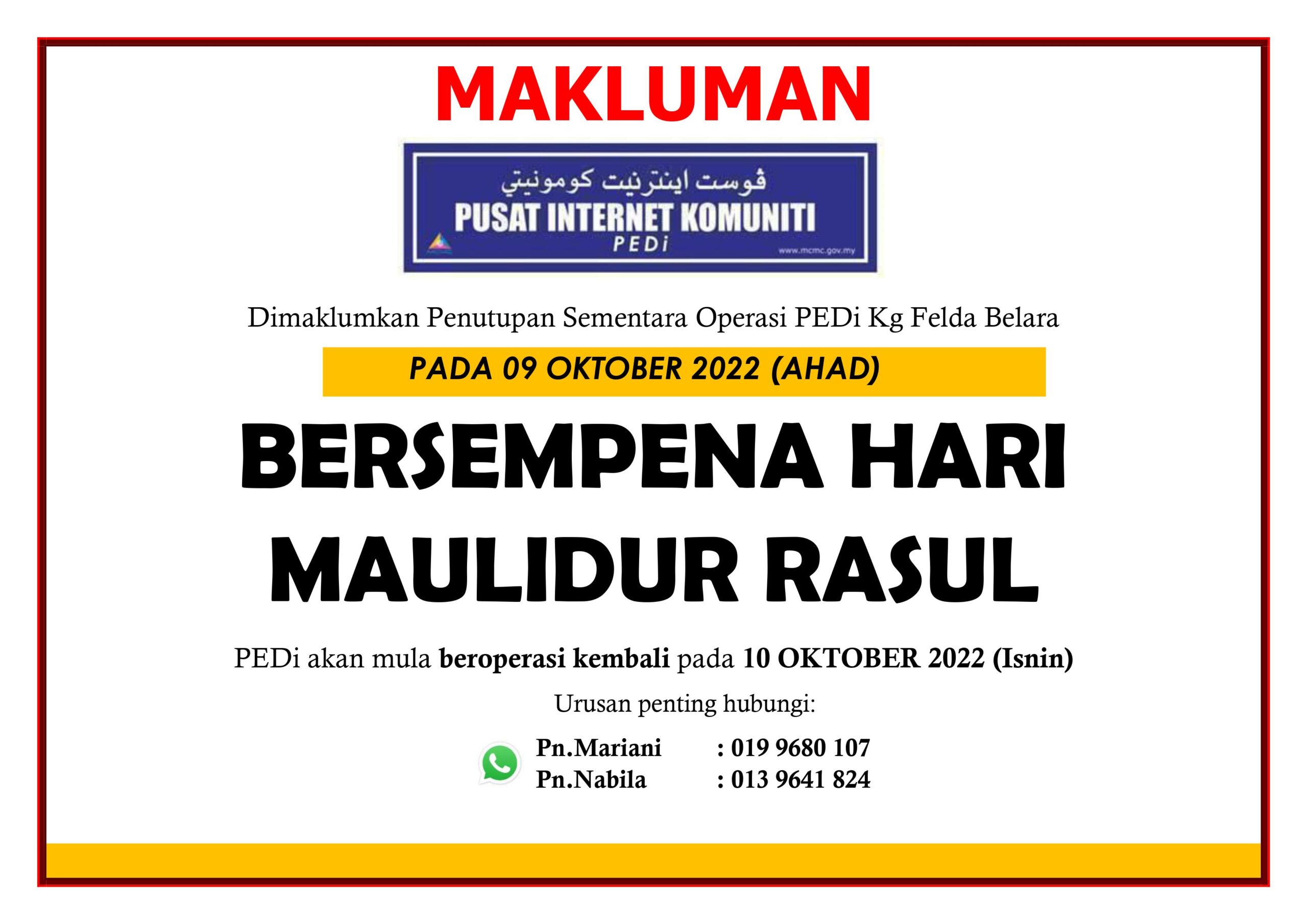 NOTIS MAULUD